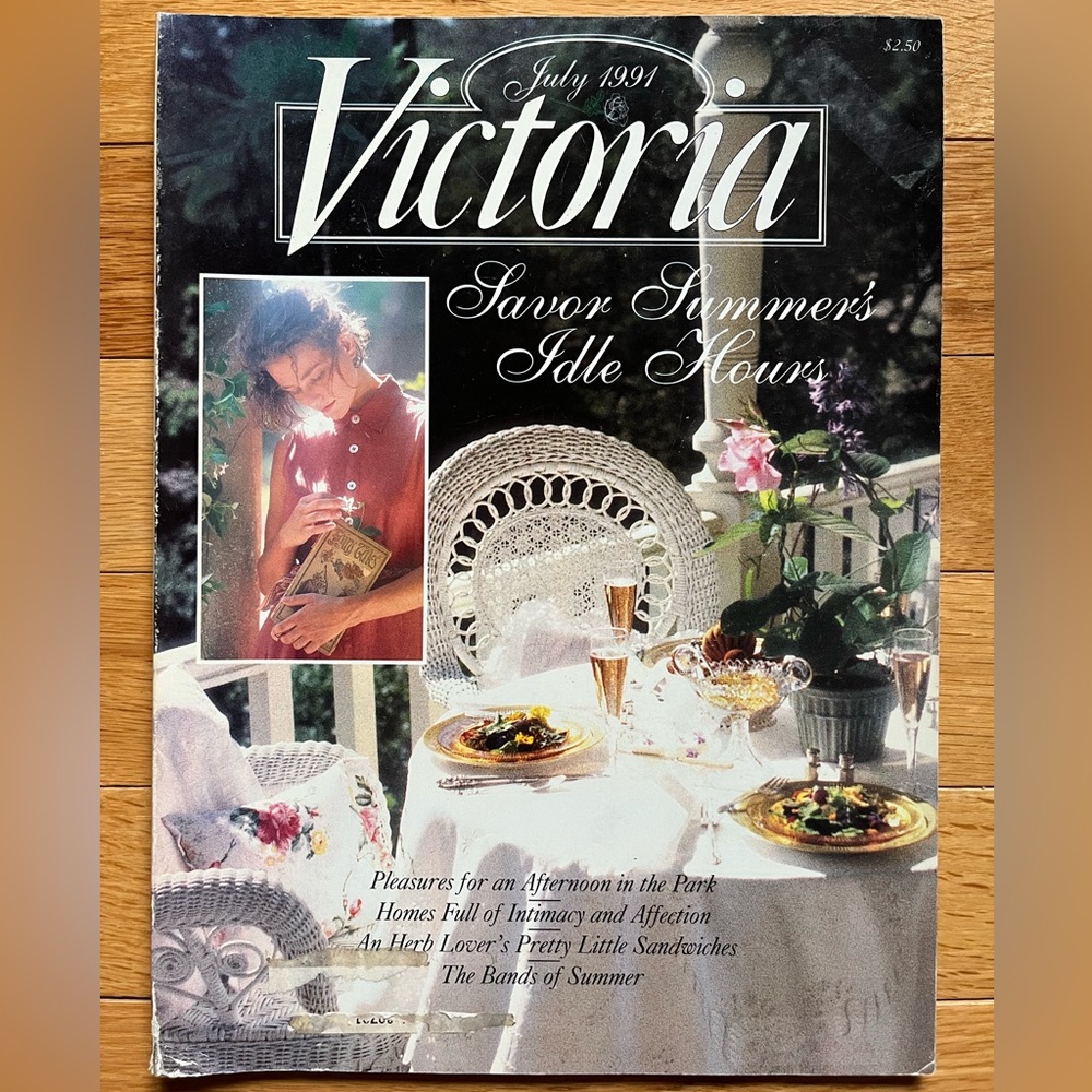Vintage Victoria Magazine ~ July 1991